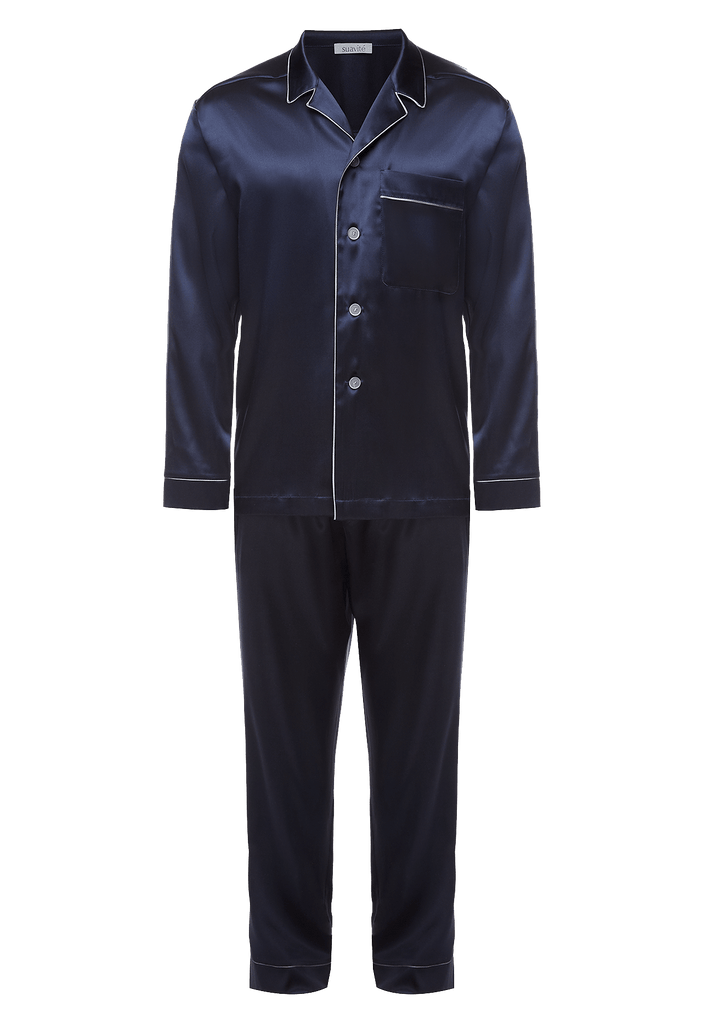Пижама (рубашка, брюки) Suavite pajamas-men397-blu-1-3-11
