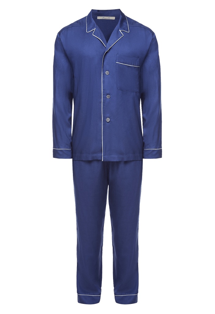 Пижама (рубашка, брюки) Suavite pajamas-men395-blu-1-4-11