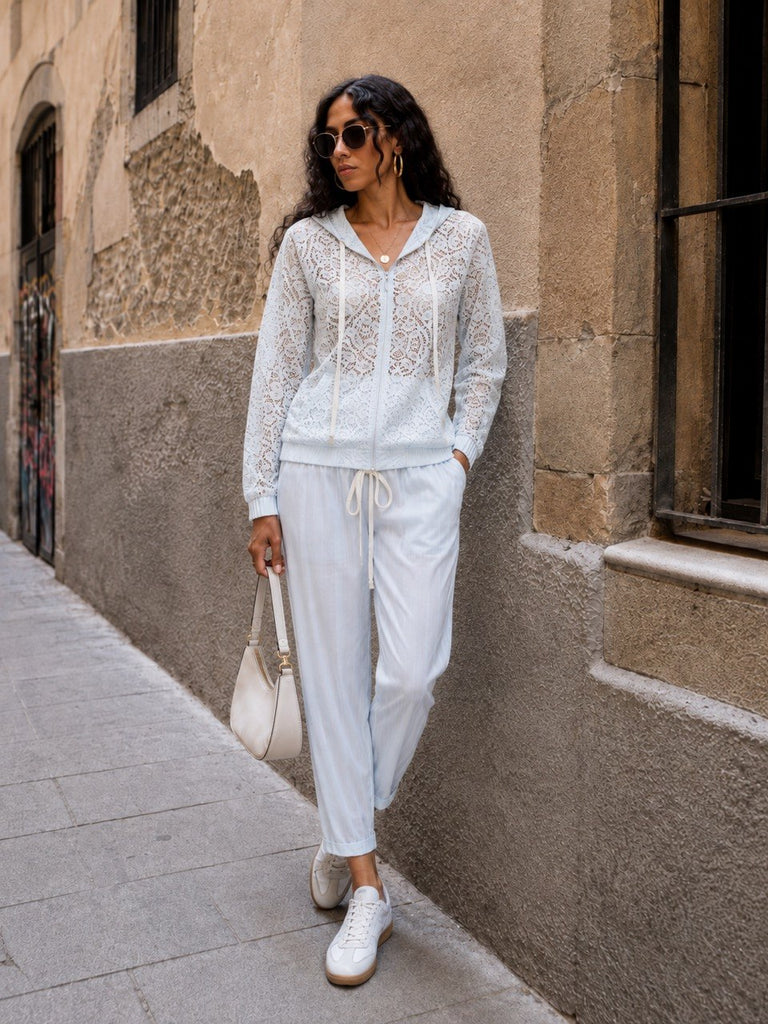 Костюм гіпюрова куртка з бавовни 501911