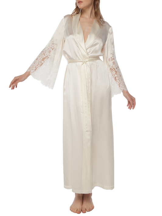 Suavite Womens Silk Robe