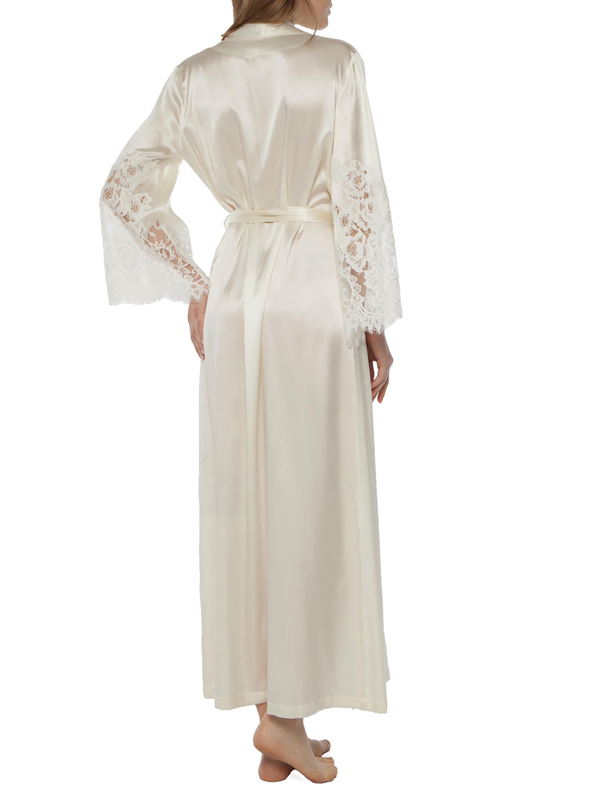 Suavite Womens Silk Robe