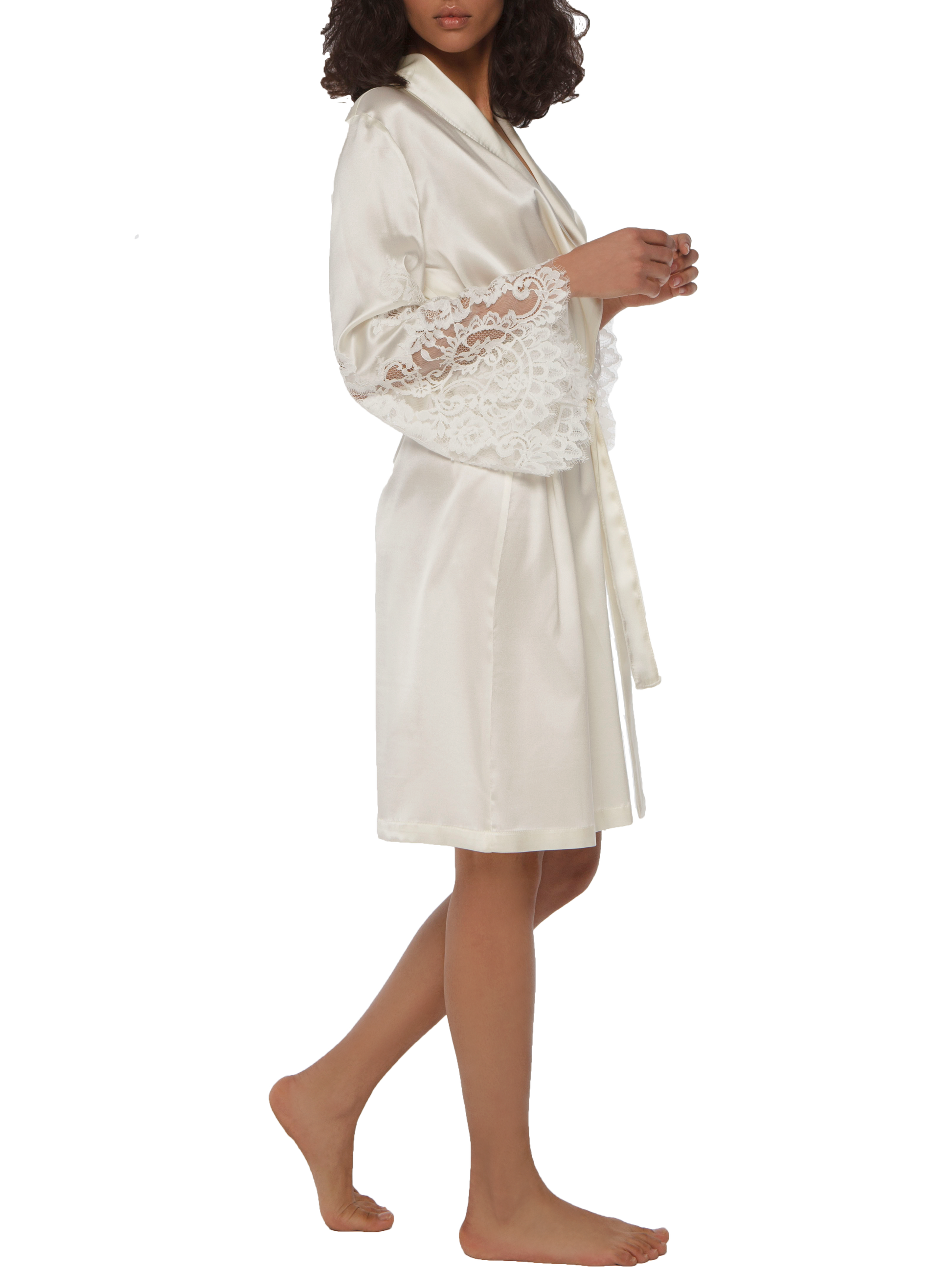 Suavite Womens Silk Robe