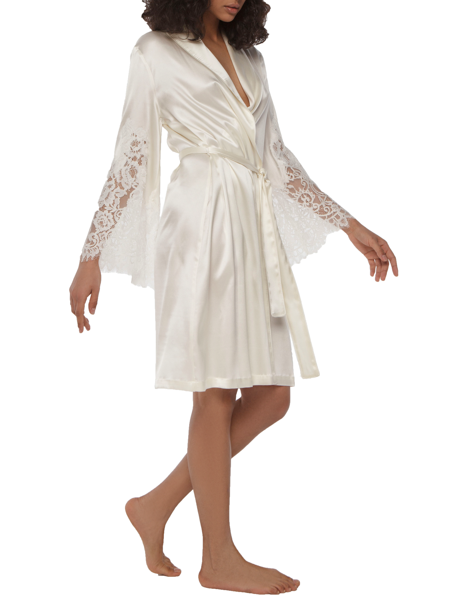 Suavite Womens Silk Robe