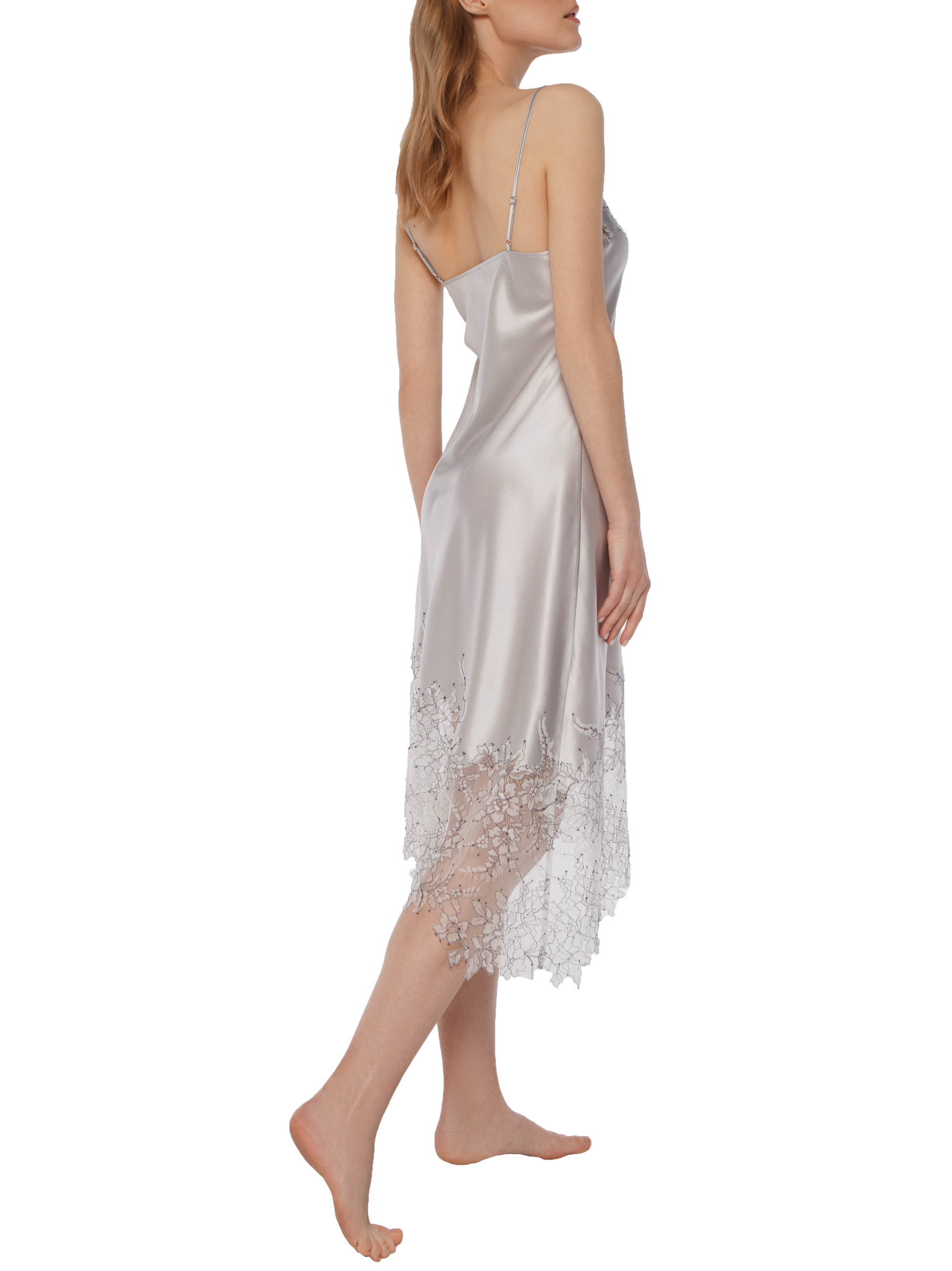 Suavite Midi Silk Nightdress