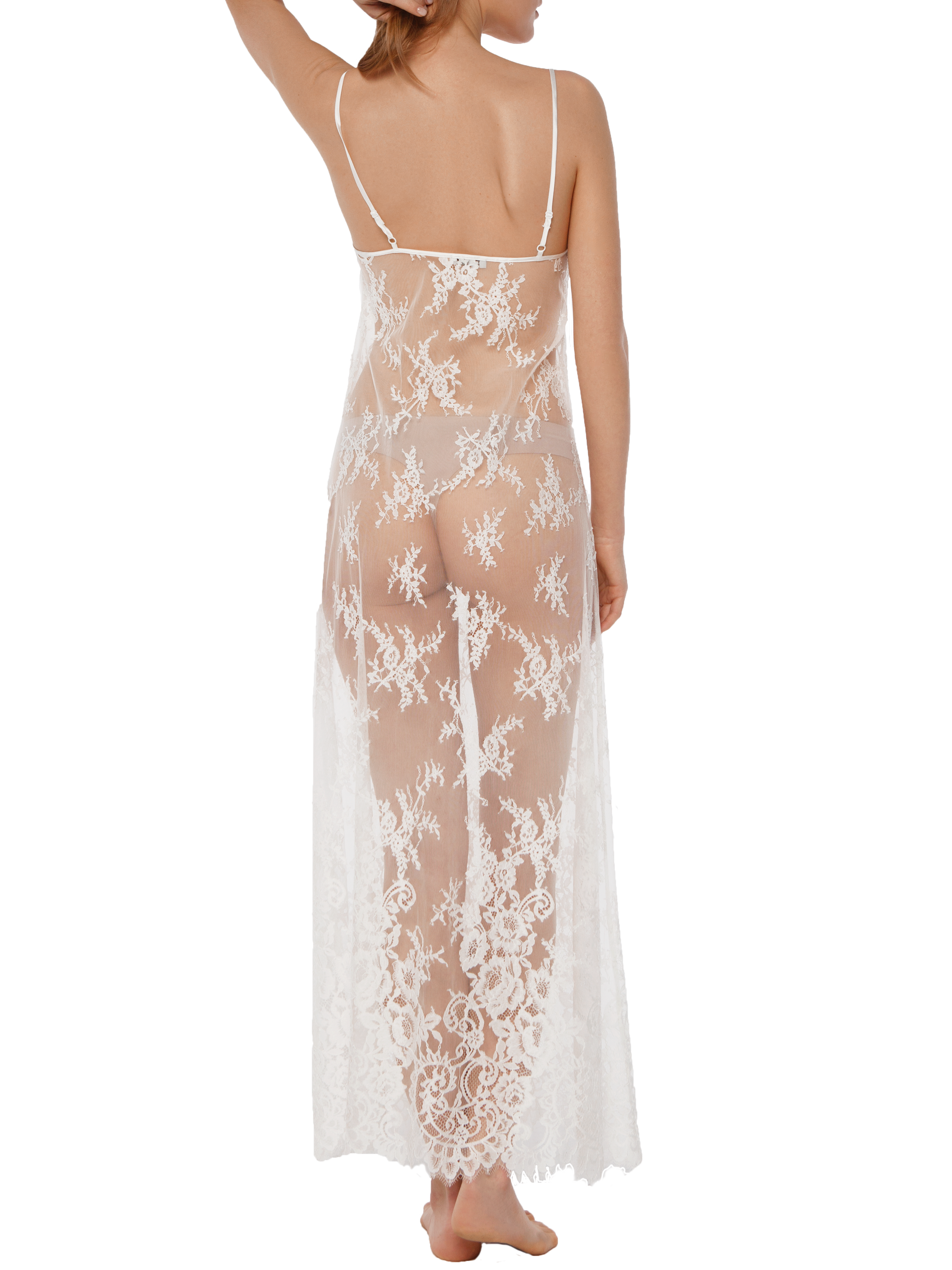 Suavite Lace Long Nightdress