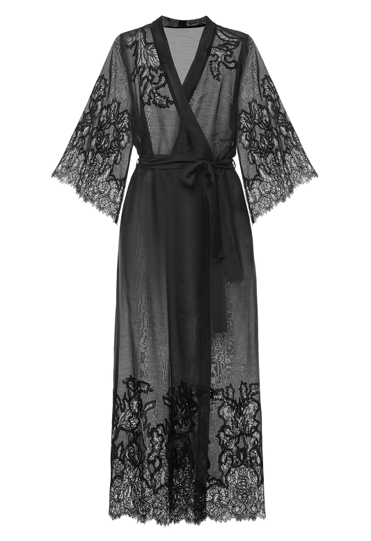 Длинный халат Suavite long-robe-ex403-bl-vanessa