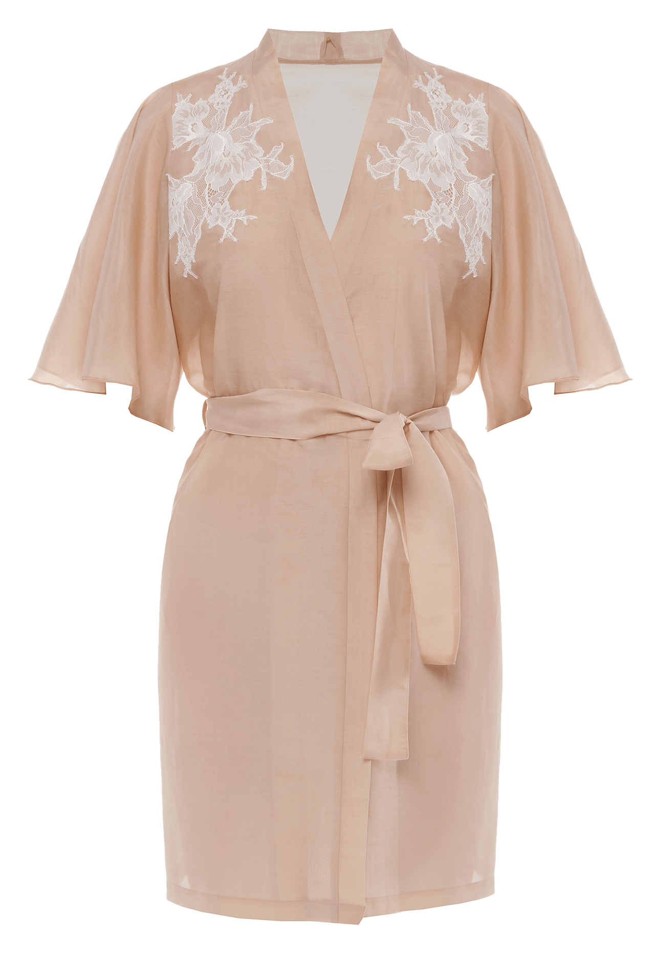 Короткий халат Suavite lace-short-robe-slp92-19-b-christine-w