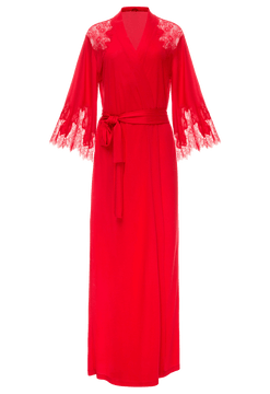 Халат длинный Suavite lace-long-robe-slp78-19-rd-aurora-w-1