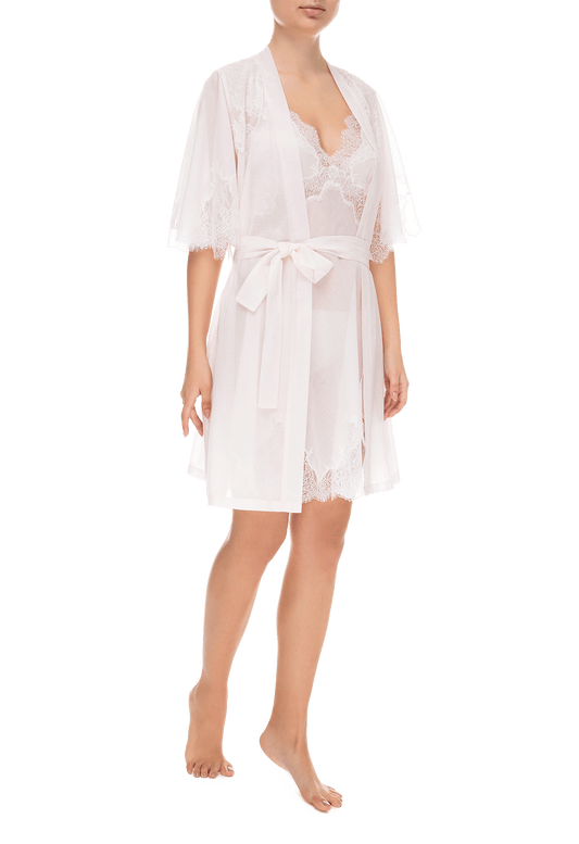 Халат Suavite lace-short-robe-slp85-19-p-virgin-w