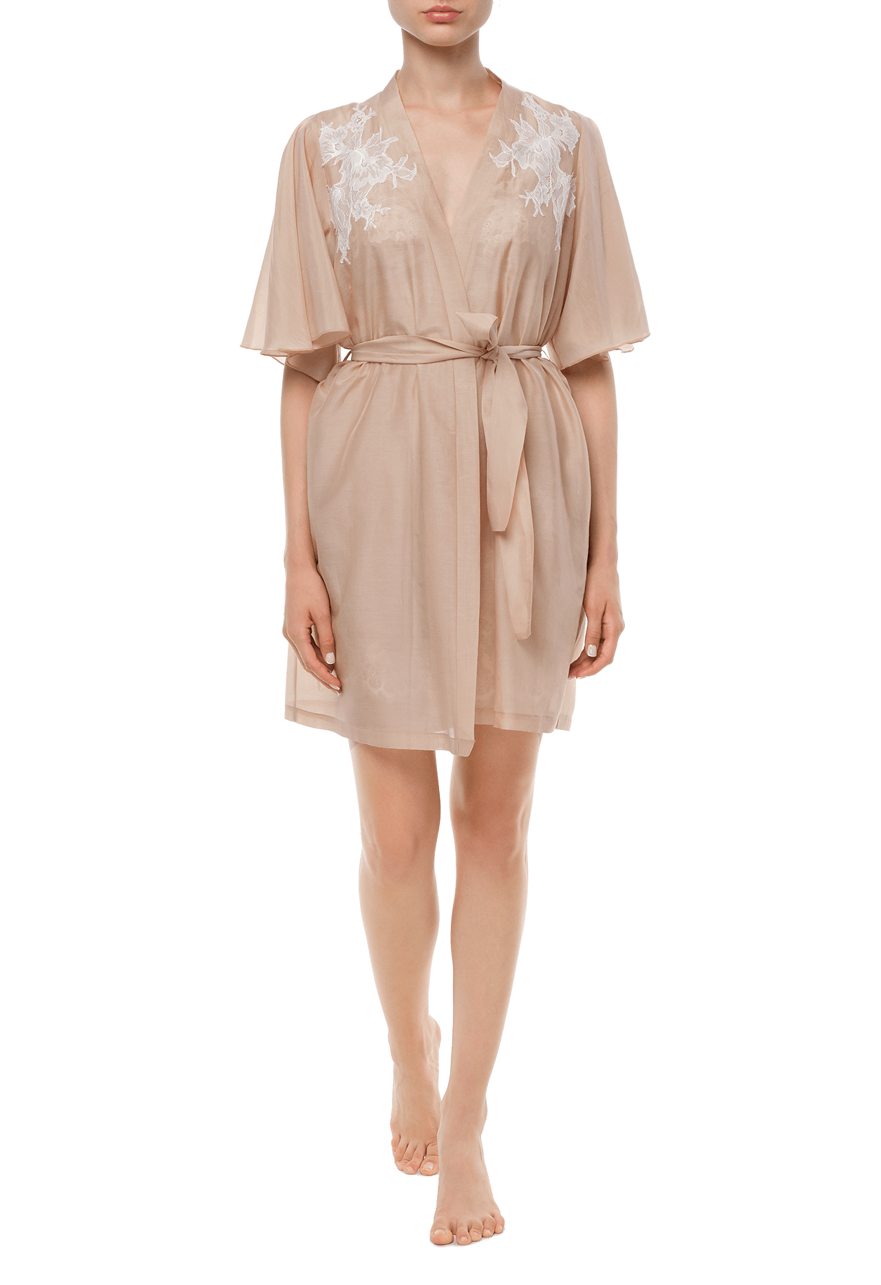 Короткий халат Suavite lace-short-robe-slp92-19-b-christine-w