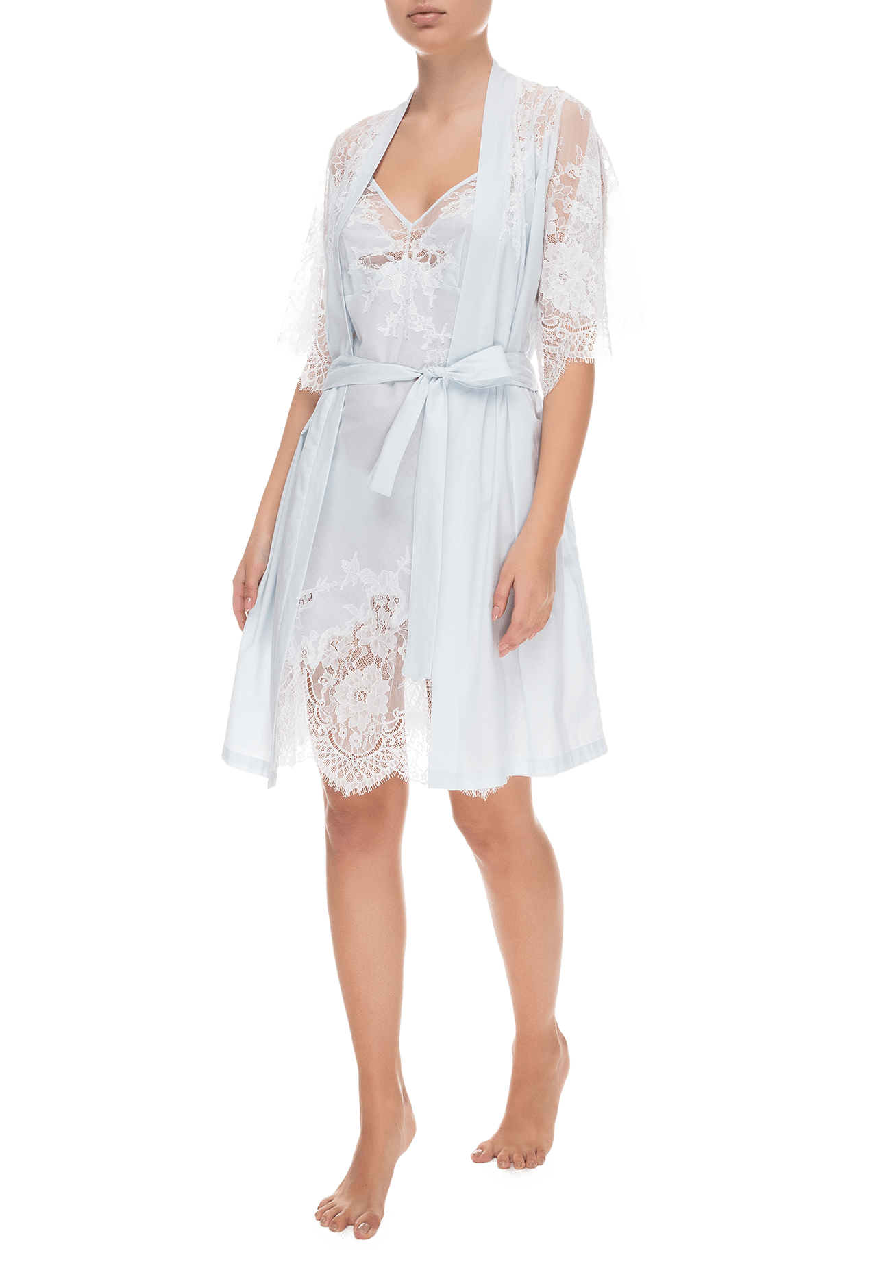 Халат Suavite lace-short-robe-slp93-19-n-sabina-w