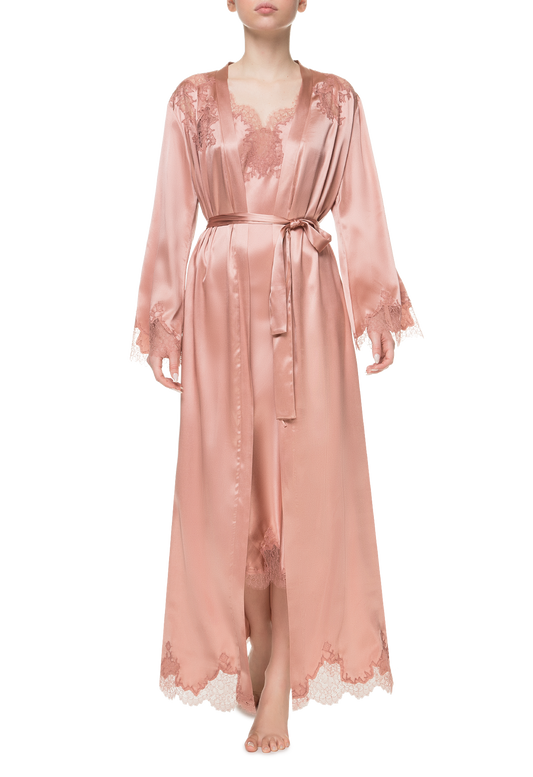 Халат длинный Suavite lace-long-robe-slp376-ex-b-anabel-w