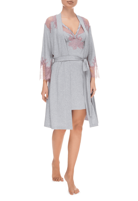 Халат Suavite lace-short-robe-slp86-19-g-deniz-w