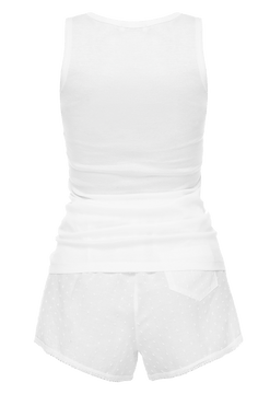 Пижама (топ, шортики) Suavite pajamas-slp416-w-bianca
