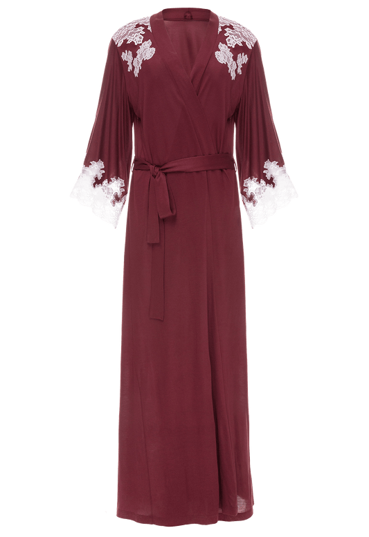 Халат длинный Suavite lace-long-robe-slp113-19-brd-meri-w-1