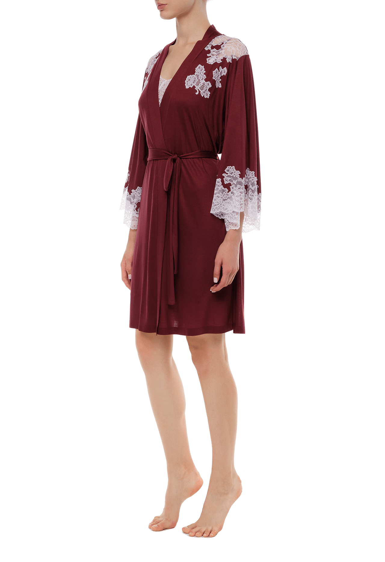 Короткий халат Suavite lace-short-robe-slp114-19-brd-meri-w