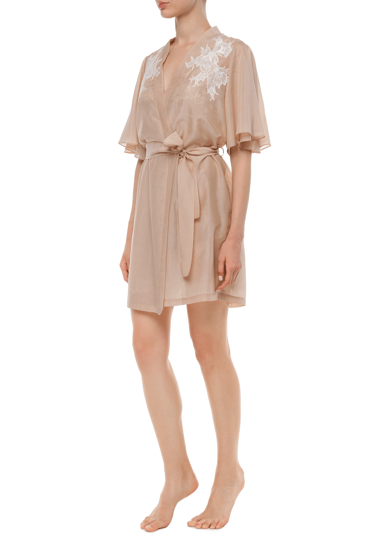 Короткий халат Suavite lace-short-robe-slp92-19-b-christine-w