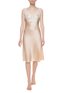Laurens шелковое платье-комбинация