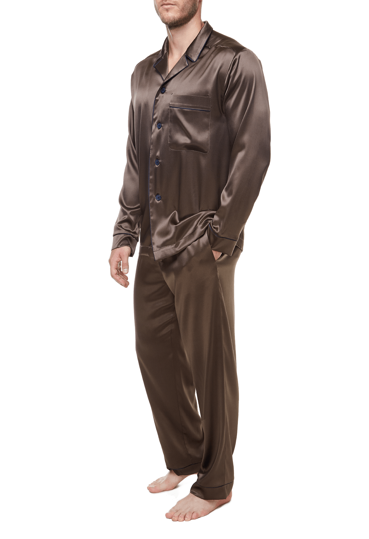 Пижама (рубашка, брюки) Suavite pajamas-men398-bw-1-3-11