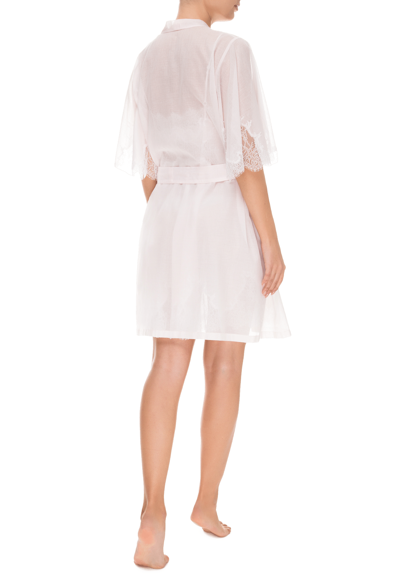 Халат Suavite lace-short-robe-slp85-19-p-virgin-w