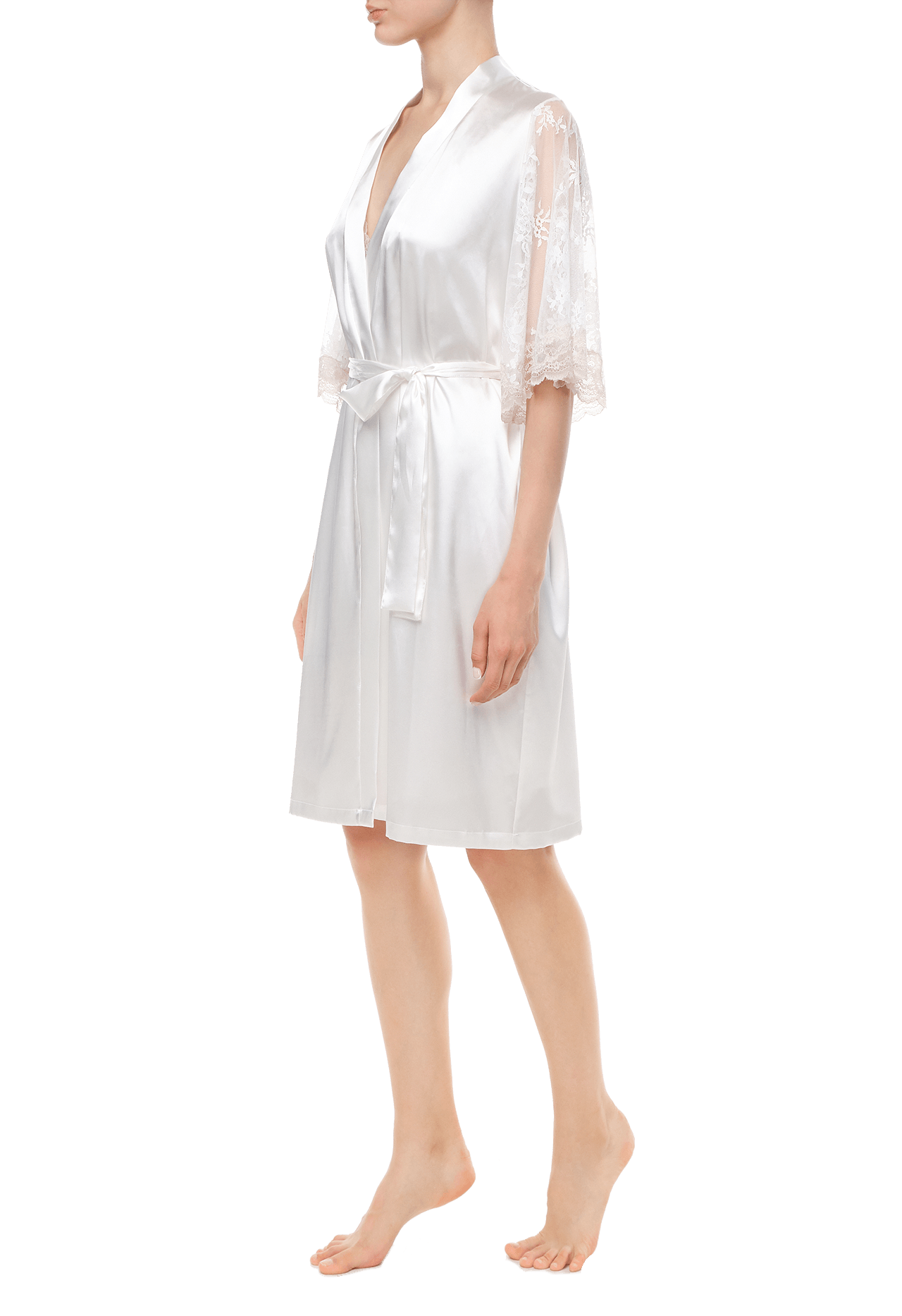 Короткий халат Suavite lace-short-robe-slp82-19-mw-bridget-w