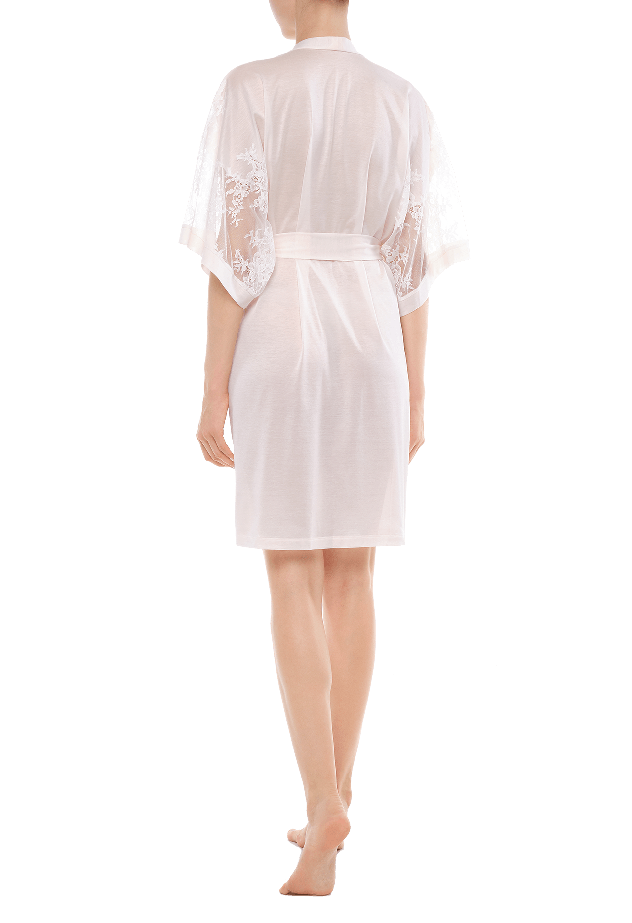 Короткий халат Suavite lace-short-robe-slp118-19-p-fleur-w