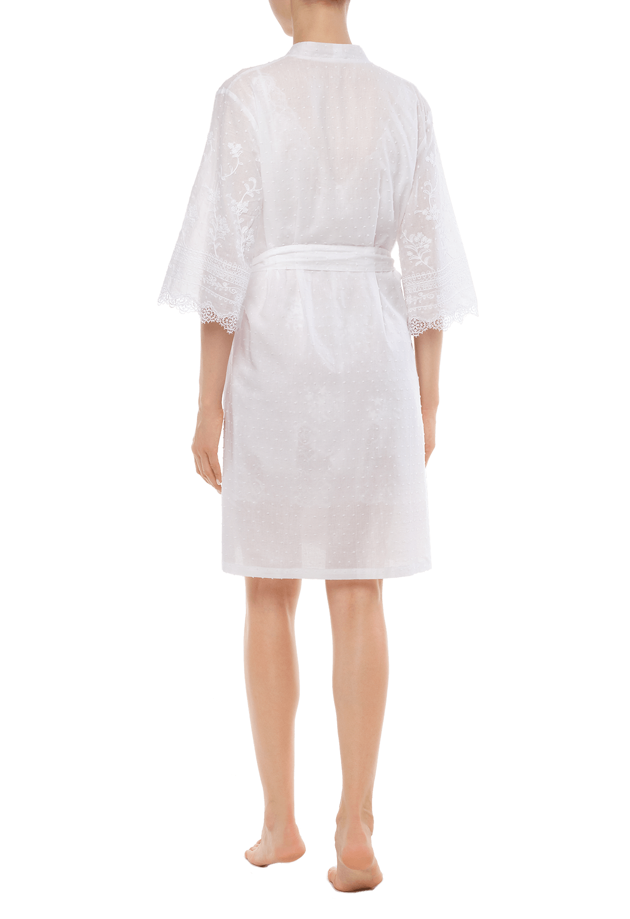 Короткий халат Suavite lace-short-robe-slp90-19-w-caroline-w