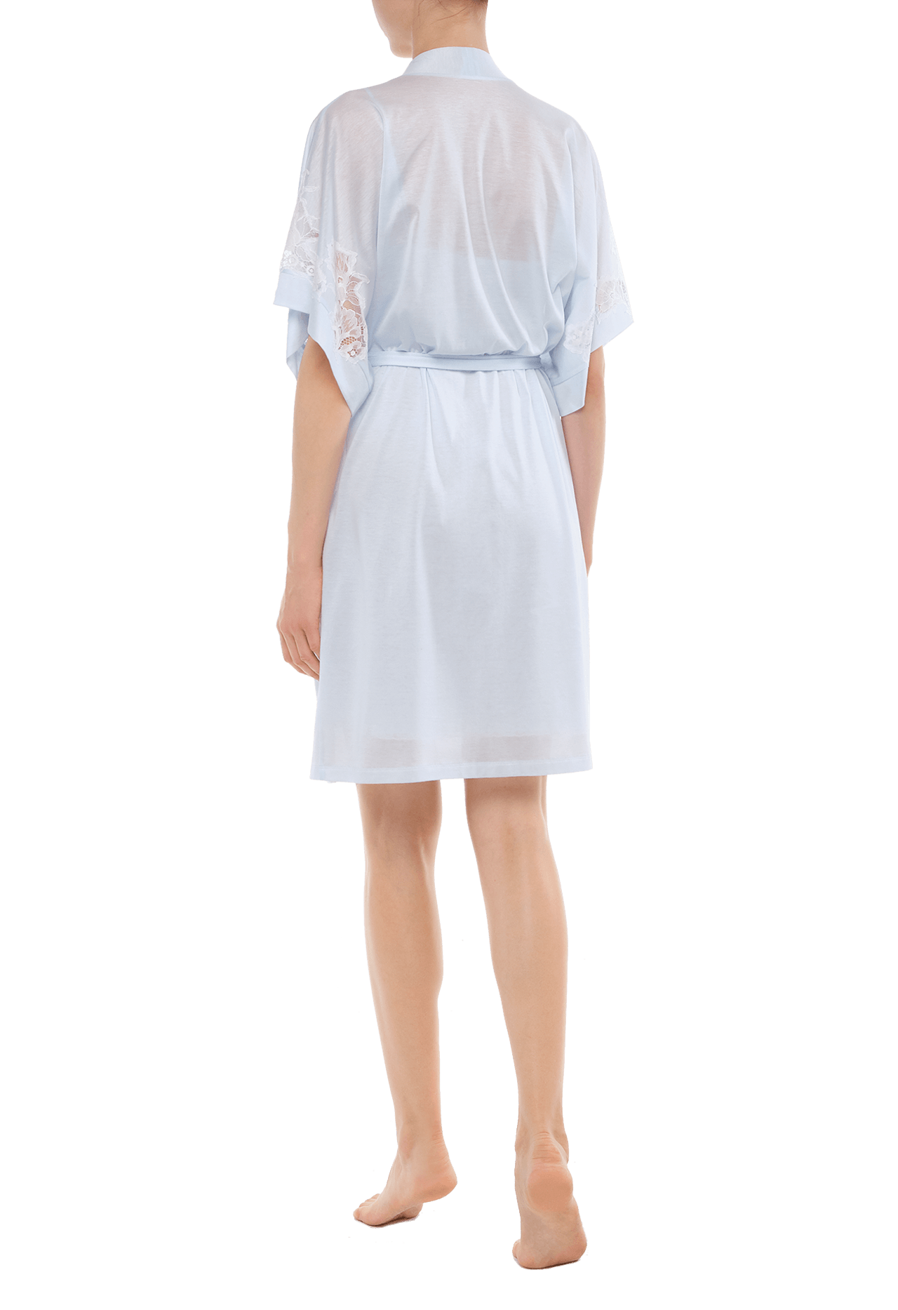 Короткий халат Suavite lace-short-robe-slp95-19-slblu-celeste-w